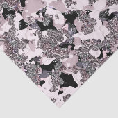 ピンクシルバー&ブラック美しいスピルグラムグロスガーリー 薄葉紙 (詳細)