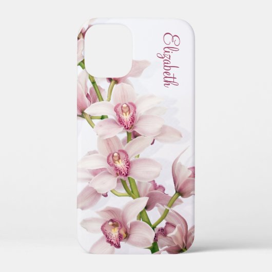 ピンクシンビジウムオーキッドフローラ Case-Mate iPhoneケース (裏面)