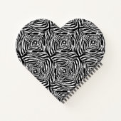 ピンクシンプルの唇を持つシブパーソナライズされたラ ノートブック (裏面)