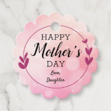 ピンクシンプルエレガント色の母の日