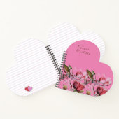 ピンクシンプルプロフェッショナル書道マグノリアス ノートブック (内部)