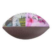 ピンクシンプルミニマルブルーのwatercoloradd name photo アメリカンフットボール (回転90)