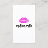 ピンクシークリップサロンロイヤリティ10パンチカード ロイヤリティカード (裏面)