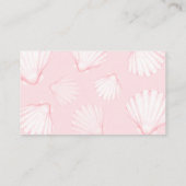 ピンクシーシェルおむつラッフルチケット エンクロージャーカード (裏面)