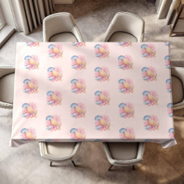 ピンクシーシェルビーチパーティー テーブルクロス