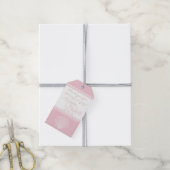 ピンクシーシェルビーチ結婚式ゲストバイルサンキュー –  ギフトタグ (より糸付き)