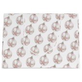 ピンクシースターオーナメントパターン抱き枕 ラージペーパーバッグ (正面)