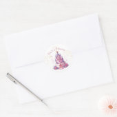 ピンクシーズアザプリンセス城 ラウンドシール (封筒)