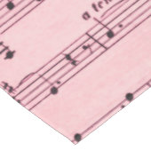 ピンクシートミュージック テーブルクロス (アングル)