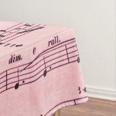 ピンクシートミュージック テーブルクロス (インサイチュ)