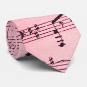 ピンクシート音楽 ネクタイ (ロール)