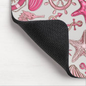 ピンクシーパターン マウスパッド (コーナー)