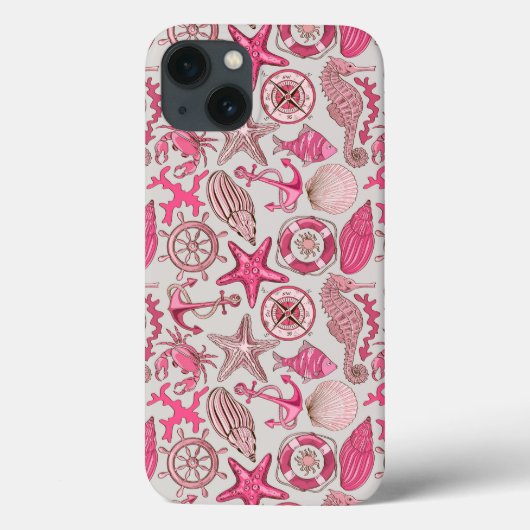 ピンクシーパターン Case-Mate iPhoneケース (裏面)