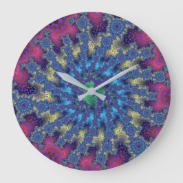 ピンクシーフォームバースト ラージ壁時計