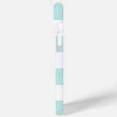 ピンクシーホースオンミントストライプズ Case-Mate iPhoneケース (裏面 / 左)