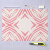 ピンクシームレスパターン 薄葉紙 (クラフト)