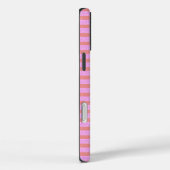ピンクジオメトストライプリiPhone / iPadケース Case-Mate iPhoneケース (裏面 / 右)