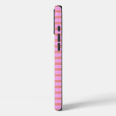 ピンクジオメトストライプリiPhone / iPadケース Case-Mate iPhoneケース (裏面 / 左)