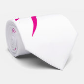 ピンクジグザグ稲妻ボルトノベルティパーティーネックタイ ネクタイ (ロール)