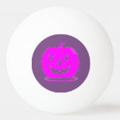 ピンクジャックオランタンハロウィーンサンダーコーブ 卓球ボール (裏面)