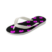 ピンクジャックランタンハロウィーンThunder_Cove キッズビーチサンダル (アングル)