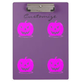 ピンクジャックランタンハロウィーンThunder_Cove クリップボード (正面)