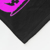 ピンクジャックランタンハロウィーンThunder_Cove フリースブランケット (角)