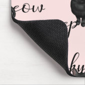 ピンクジャック・オランタンと黒猫 マウスパッド (コーナー)