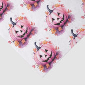 ピンクジャック – O'ランタンオレンジ葉色白ハロウィーン 薄葉紙 (詳細)