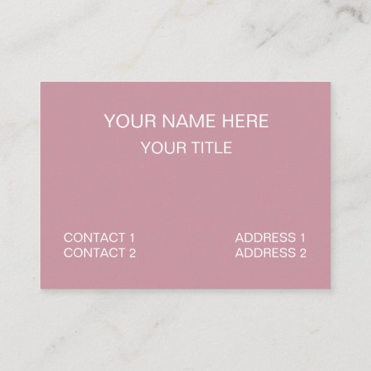 ピンクジャムンフルーツパターン 名刺 (裏面)