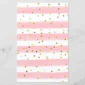 ピンクジャングル熱気球祈りの言葉ベビーカード (裏面)