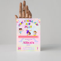 ピンクジャンプタンブル&フリップ体操誕生日