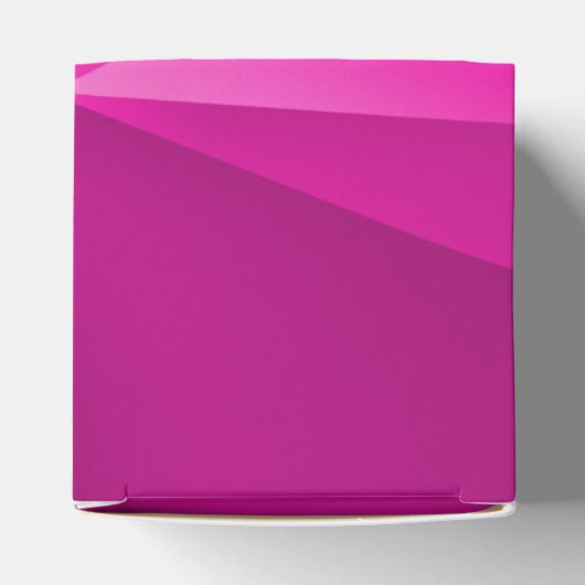 ピンクジュエルトーン結婚式の引き出物ボックス フェイバーボックス (上部)