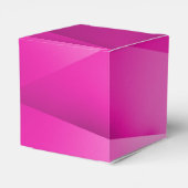 ピンクジュエルトーン結婚式の引き出物ボックス フェイバーボックス (裏面サイド)