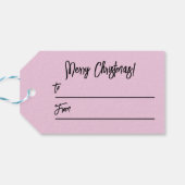 ピンクジョウクスノエル ギフトタグ (裏面横)