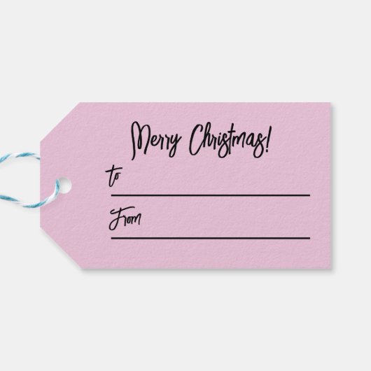 ピンクジョウクスノエル ギフトタグ (裏面横)