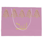 ピンクジョユックスノエル抱き枕 ラージペーパーバッグ (裏面)