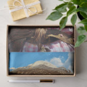 ピンクジンガムガールカントリーコテージデクーペ 薄葉紙 (ギフト)