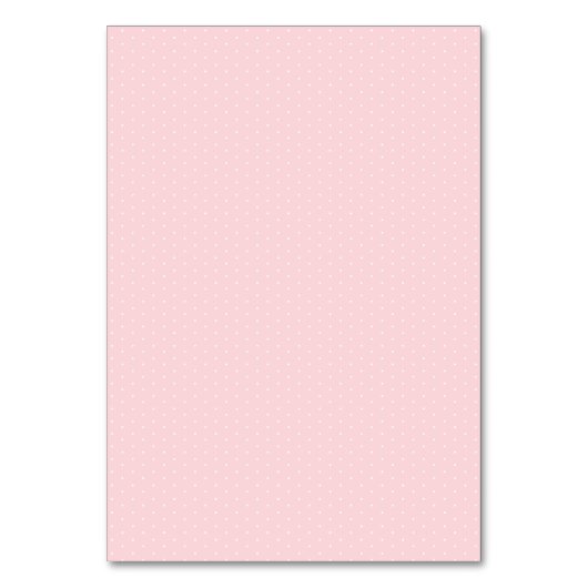 ピンクジンガムシンプルガールベビーシャワー座席表 テーブルナンバー (裏面)