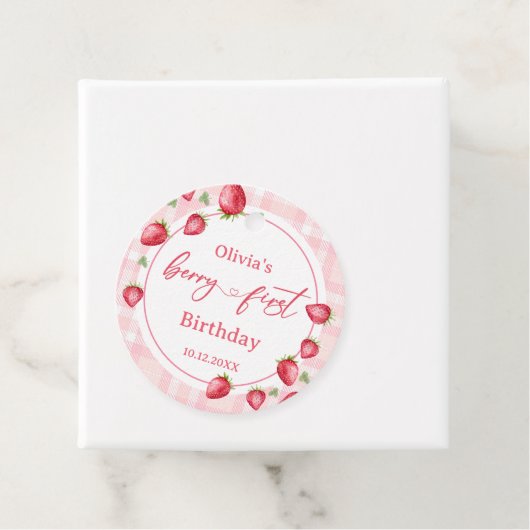 ピンクジンガムストロベリー誕生日 フェイバータグ (インサイチュ)