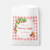 ピンクジンガムストロベリー誕生日 フェイバーバッグ (正面)