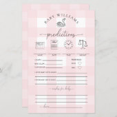 ピンクジンガムスワンベビー予測ゲーム (正面/裏面)