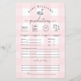 ピンクジンガムスワンベビー予測ゲーム