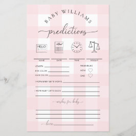 ピンクジンガムベビー予測ゲーム