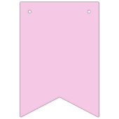 ピンクジンガム市松模様にワストロベリー誕生日 バンティングフラッグ (第2の旗)