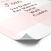 ピンクジンガム第1誕生日マイルストーンタイムライン ポスター (角)