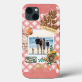 ピンクジンガム紙、スクラップブック作りカスタム写真 Case-Mate iPhoneケース (裏面)
