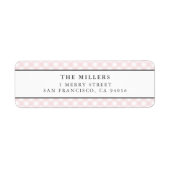 ピンクジンガム誕生のお知らせ住所 シール (正面)