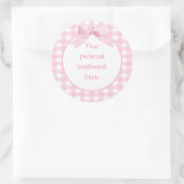 ピンクジンガム2 ラウンドシール (バッグ)