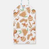 ピンクジンガーブレッドハウスホリデーパーティー ギフトタグ (裏面)